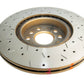 DBA 06-08 Audi A3 / 10/06+ TT / 10/04-10 VW Golf Front Drilled & Slotted 4000 Series Rotor