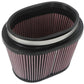 K&N Universal Rubber Filter 6.25in x 4in Oval FLG / 7.375in x 5.5in Base / 6.25in x 4in Top / 5in H