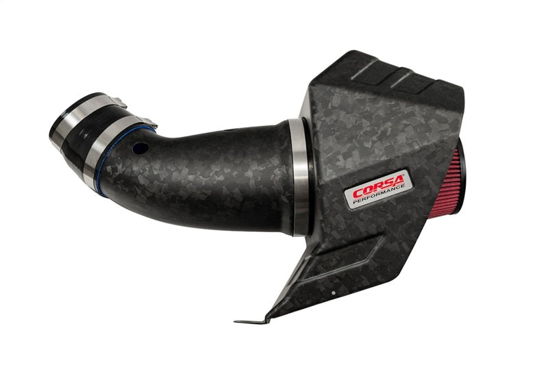 Corsa 20-23 Dodge Durango SRT Hellcat Carbon Fiber Air Intake w/ DryTech Forged CF - Black