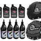 aFe Power Front/Rear Diff Cover Kit w/ Oil 17-22 Ford Diesel V8 (Dana Super 60 & Dana M275-14)