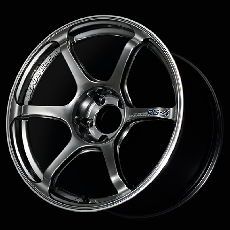 Advan RG-4 17x7.5 / +40 Offset / 5-112 / 66.5mm Bore / Racing Hyper Black & Ring