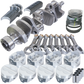 Eagle Chevy 350 1Pc 3.750in Int Balance Crank 5.700in I-Beam Rods 4.040in Pistons Rotating Assembly