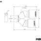 MBRP Burnt End Tip 2.5 ID, Dual 3.5 OD Out, 9.5 length, Single wall 304 Stainless Steel