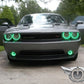 Oracle 08-14 Dodge Challenger LED Projector Headlight Halo Kit - Green
