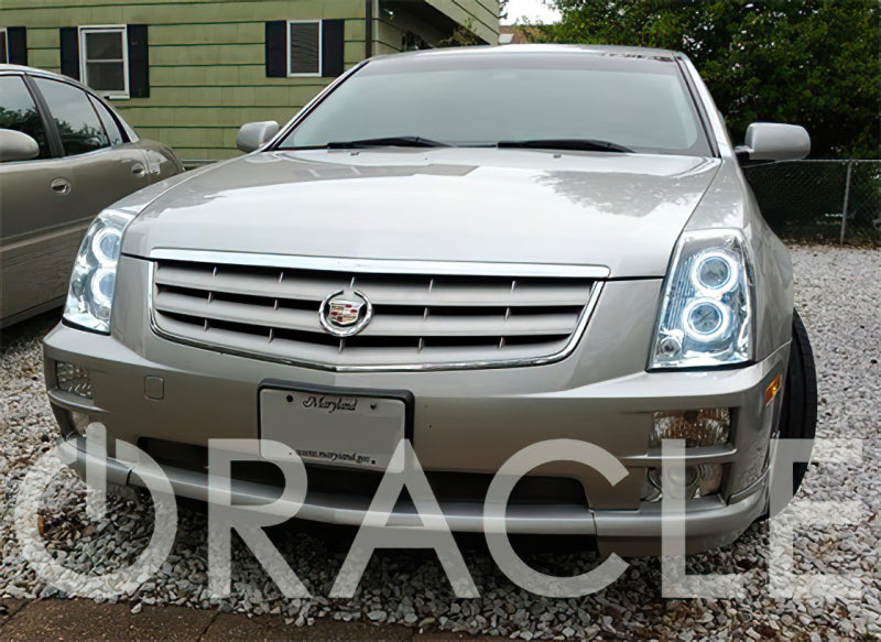 Oracle 05-12 Cadillac STS LED Headlight Halo Kit - Blue