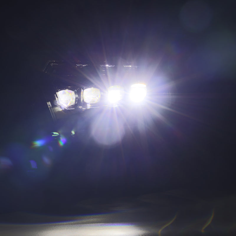 AlphaRex 19-23 Dodge Ram 1500 (MK II 2500 Style) NOVA-Series LED Projector Headlights Alpha-Black