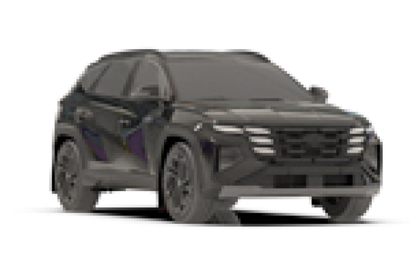 Rally Armor 2025 Hyundai Tucson XRT Black UR Mud Flap - Metallic Black Logo
