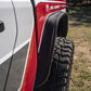 Bushwacker 20-24 Jeep Gladiator Flat Style Flares Rear 2pc - Black