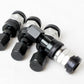 Project Kics Aluminum Valve Stem - Black (Single)