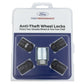 Ford Racing M12 x 1.5 Black Security Lug Nut Kit - Set of 4