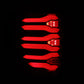 AlphaRex 09-14 Ford F150 LUXX LED Tailights - Black/Red Housing