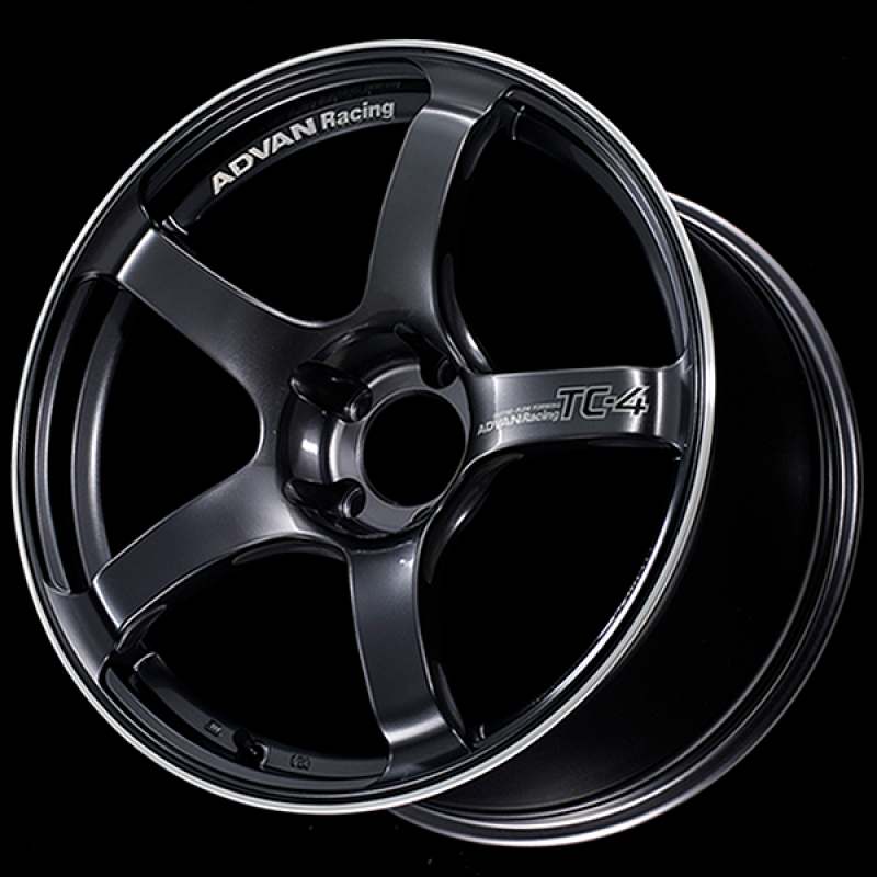 Advan TC4 16x8.0 / +38 Offset / 4-100 / 73mm Bore / Racing Gunmetallic & Ring