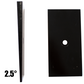 Fishbone Offroad Universal 2.5in Leaf Spring Shim - Black