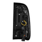 AlphaRex 97-03 Ford F150 / 99-16 Ford F250/F350/F450/F550 LUXX-Series LED Tail Lights - Black/Red