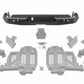 Rugged Ridge 20-24 Jeep Gladiator Wingmate Rear Bumper (Max Spare Wheel/Tire 37in. Dia.) - Tex. Blk