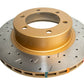 DBA 7/96+Toyota Landcruiser 90 Series Front Drilled & Slotted 4000 Series Rotor