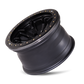 Dirty Life 9303 DT-1 17x9 / 8x170 BP / -12mm Offset / 130.8mm Hub Matte Black Wheel- Beadlock