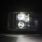 AlphaRex 92-96 Ford F-Series/Bronco PRO-Series Proj Headlight Blk w/Seq. Sig & DRL