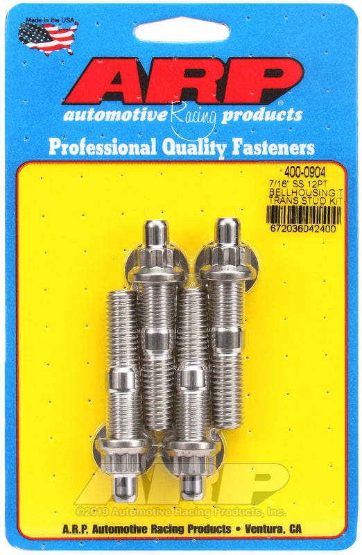 ARP 7/16in SS 12pt bellhousing to trans stud kit
