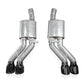 Stainless Works 22-25 Cadillac CT5-V Blackwing Axleback Exhaust - Black Chrome Tips