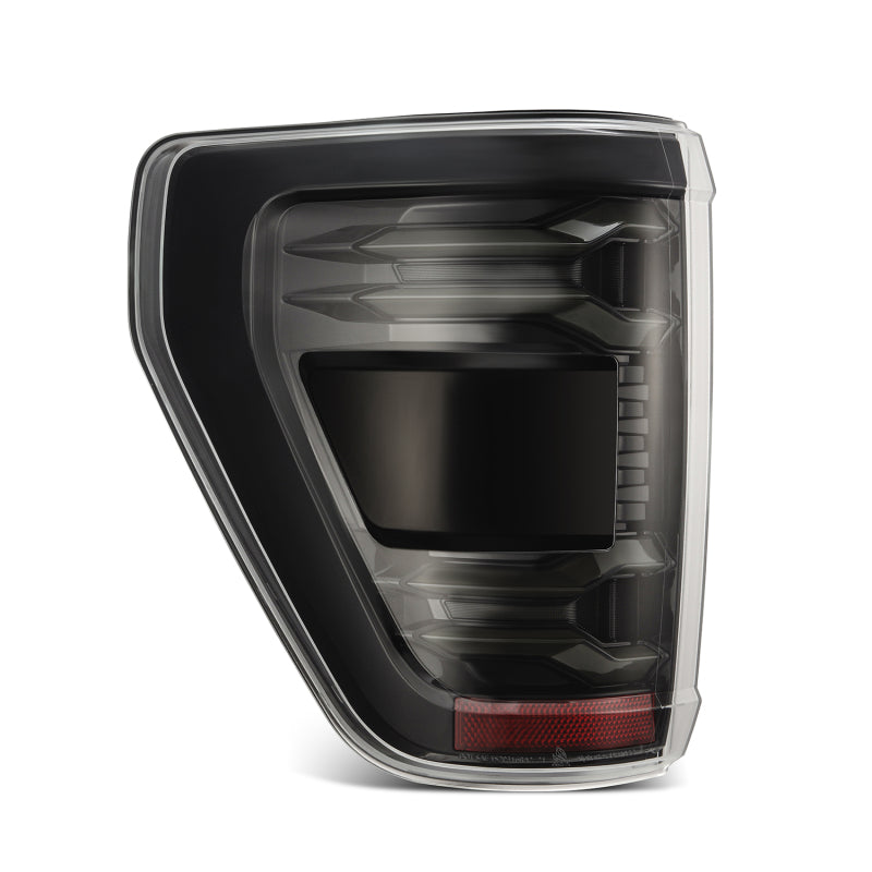 AlphaRex 21-23 Ford F-150 LUXX LED Tailights - Alpha-Black w/ BLIS