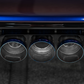 MBRP 23-24 Honda Civic Type R 2.0L T304 SS 3in Cat-Back Exhaust Triple Center Outlet w/ Burnt Tips