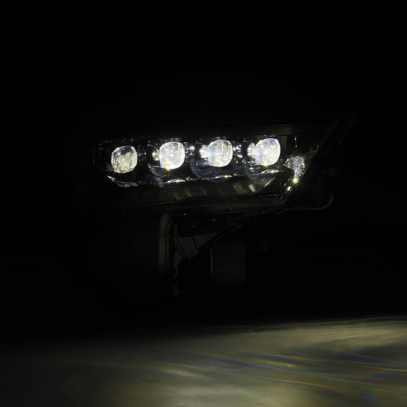 AlphaRex 22-23 Toyota Tundra/Sequoia LED Proj Headlights Alpha-Blk w/ Seq Activ Light/Seq Signal/DRL