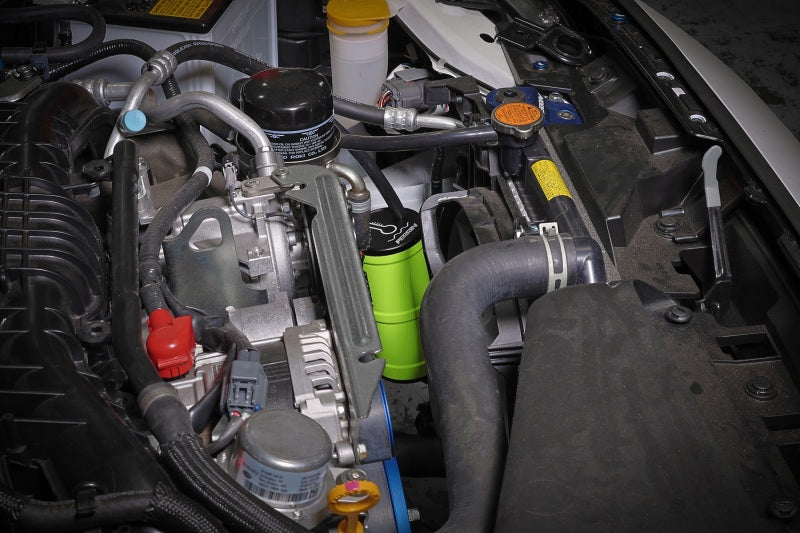 Perrin 13-25 Subaru BRZ / 04-21 Subaru STI / 02-25 Subaru WRX Coolant Overflow Tank - Neon Yellow
