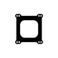 Cometic Holley 4 Barrel 4150 Style .188in Fiber Carburetor Gasket - 3.770in x 3.880in - Open Plenum