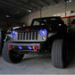 Oracle 07-17 Jeep Wrangler LED Fog Light Halo Kit - Blue