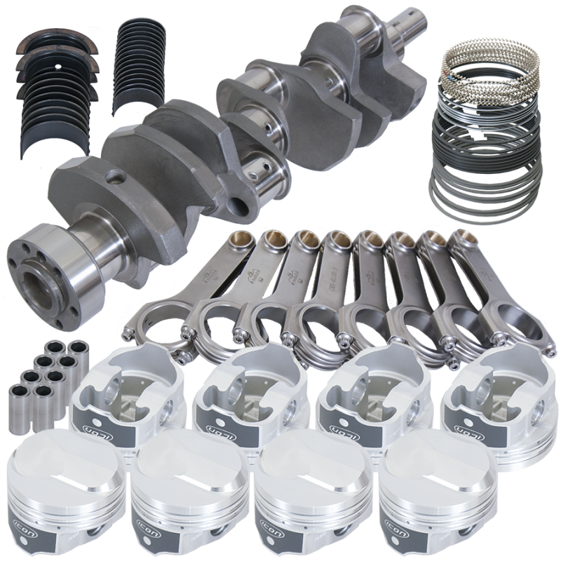 Eagle Chevy 454 1Pc 4.000in Crank 6.135in H-Beam 38cc Dome 4.250in Pistons Rotating Assembly