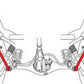 SPC Performance 91-97 Toyota Landcruiser Rear Lower Control Arms (Pair)