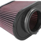 K&N Universal Clamp-On Air Filter 3.5in Flg ID x 8.5x5.25in B OD x 6.25x4in T OD x 5.5in H