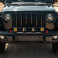 DV8 Offroad 2018-2025 Wrangler JL Push Bar for Mopar Rubicon Steel Bumper