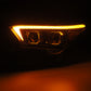 AlphaRex 23-24 Toyota Tacoma LUXX-Series LED Proj Headlights Blk w/Actv Light & Seq. Sig + DRL