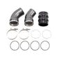 Wehrli 06-10 Chevrolet 6.6L LBZ/LMM Duramax Passenger Side 3.5in Intercooler Pipe - Semi-Gloss Black