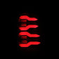 AlphaRex 09-18 Dodge RAM LUXX-Series LED Taillights Black Red w/Actv Light & SS