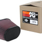 K&N Universal Clamp-On Air Filter 3.5in Flg ID x 8.5x5.25in B OD x 6.25x4in T OD x 5.5in H