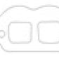 Cometic Chevy Gen1 Small Block V8 .064in ArmorCore Exhaust Manifold Gskt Set-Brodix Race-Rite Heads
