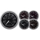 AutoMeter Chrono 3-3/8in &amp; 2-1/16in Gauge Kit (5pc) w/Electric Speedometer - Chrome