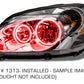 Oracle 06-11 Buick Lucerne LED Headlight Halo Kit - Red