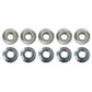 Moroso Zinc Serrated Flange Nuts - M8 X 1.25 (10 Pack)