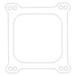 Cometic Holley 4 Barrel 4150 Style .047in Fiber Carburetor Gasket - 4.500in x4.500in - Open Plenum