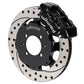 Wilwood Forged Dynalite Front Hat Kit 11.75in SRP Drilled/Slotted Rotor Black Caliper 90-05 Miata