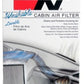 K&N 05-15 Nissan Frontier, Mid-size Pickups & SUVs Cabin Air Filter - 2 per Box