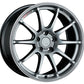 SSR GTV02 18x7.5 5x114.3 43mm Offset Flat Black Wheel