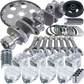 Eagle Chevy 350 1Pc 3.750in Crank 5.700in I-Beam Rod 4.060in Pistons 168 Tooth FP Balanced Assembly