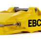 EBC Racing 17-22 Honda Civic Type-R (FK8) Yellow Apollo-6 Front Right Caliper