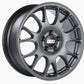BBS CO 18x8 5x112 ET44 CB57 Titanium Wheel -82mm PFS/Clip Req