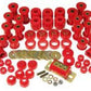 Prothane 87-96 Jeep Wrangler Total Kit - Red